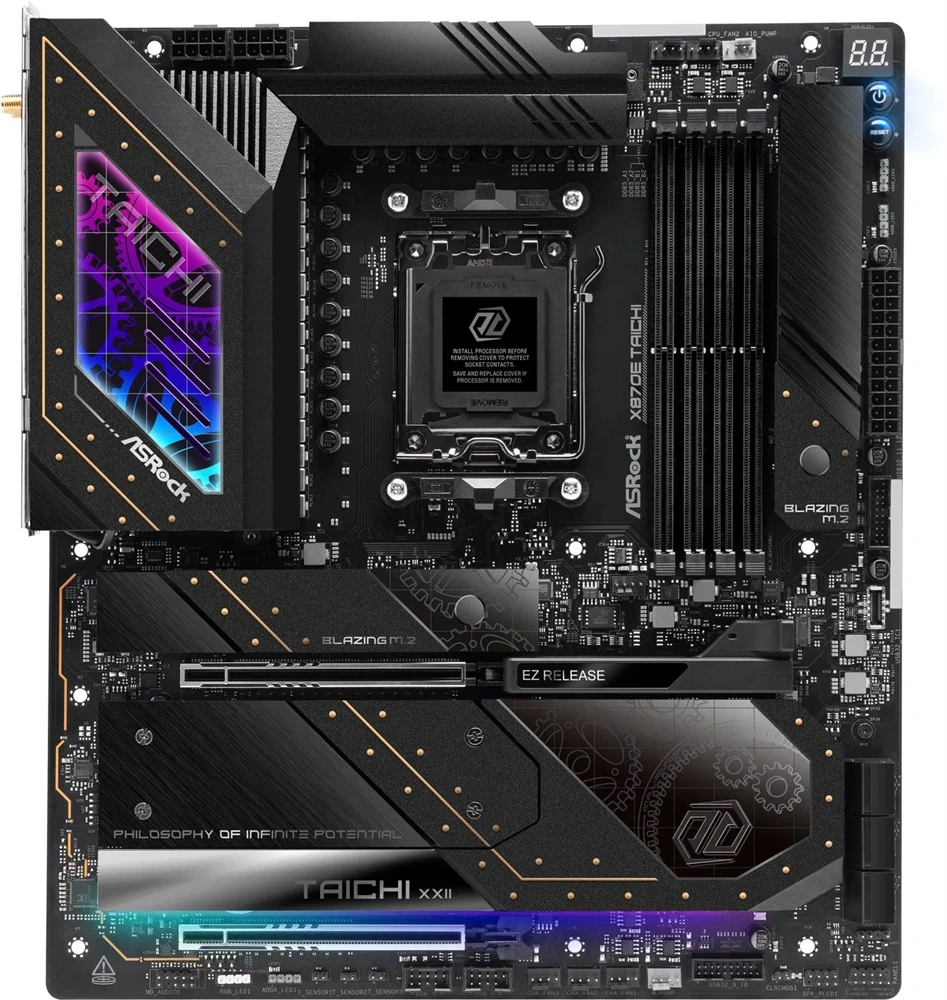 ASRock TAICHI Wi-Fi AMD X870E AM5 EATX alaplap