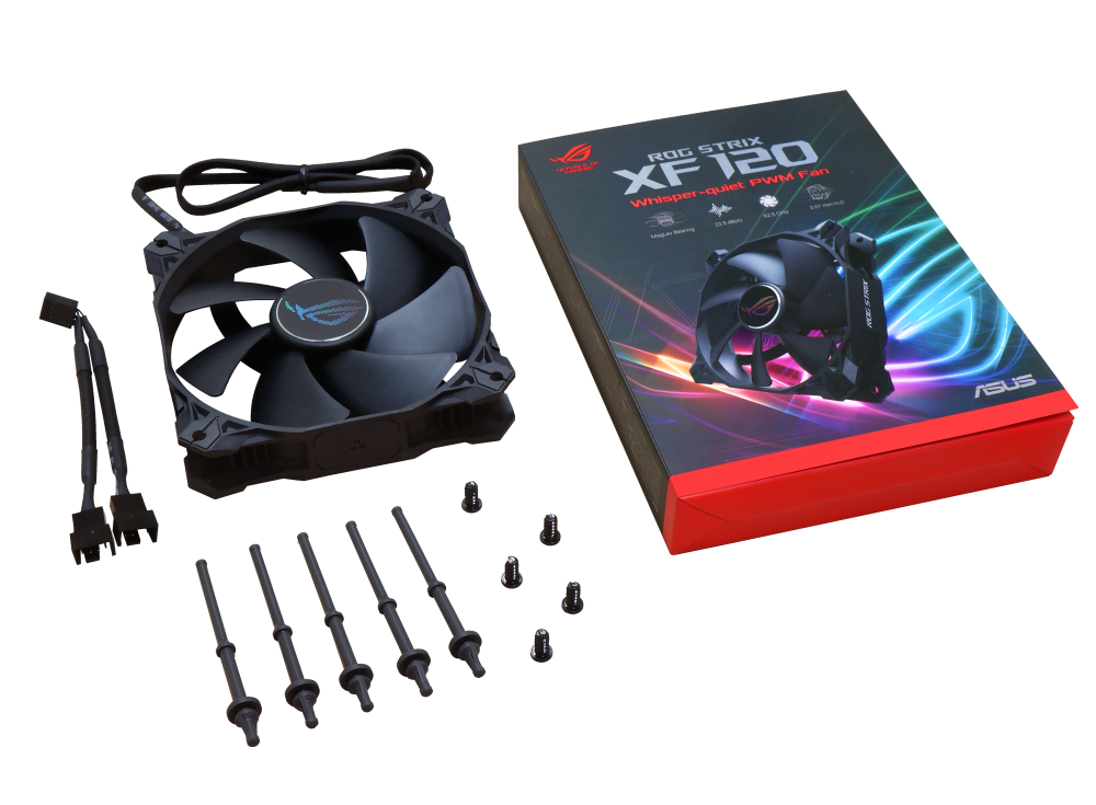 ASUS 120mm ROG Strix XF120 fekete ház hűtőventilátor