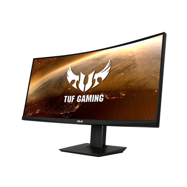 ASUS 35" TUF Gaming VG35VQ WQHD VA 100Hz DP/HDMI/USB ívelt gamer monitor