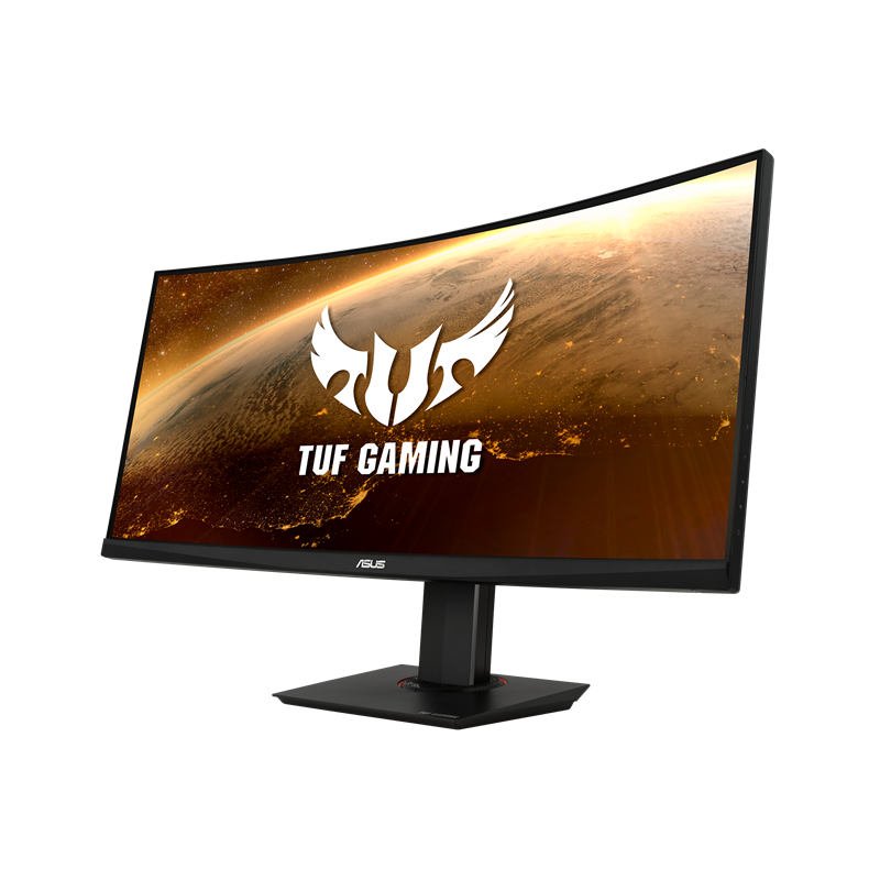 ASUS 35" TUF Gaming VG35VQ WQHD VA 100Hz DP/HDMI/USB ívelt gamer monitor