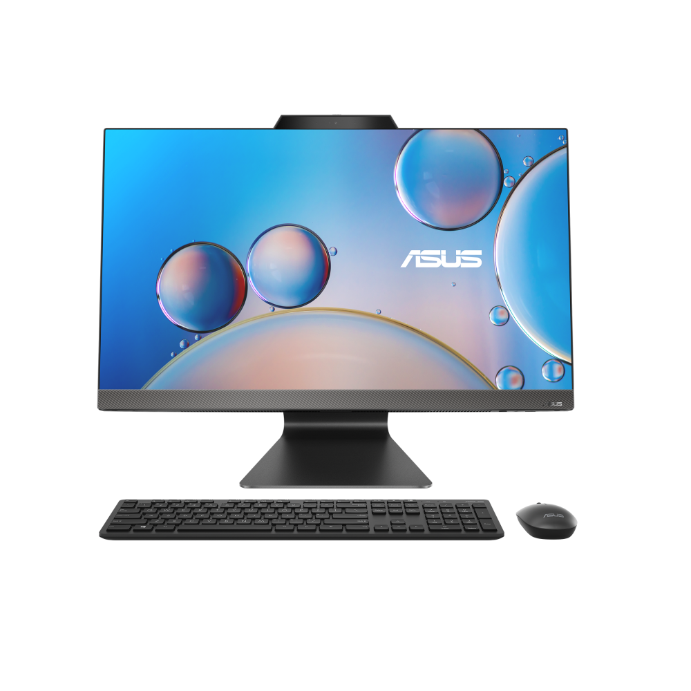 ASUS AiO 23,8"FHD Touch/AMD Ryzen 3 R3-7320U/8GB/512GB/Int.VGA/NoOS/fekete All-in-One asztali számítógép