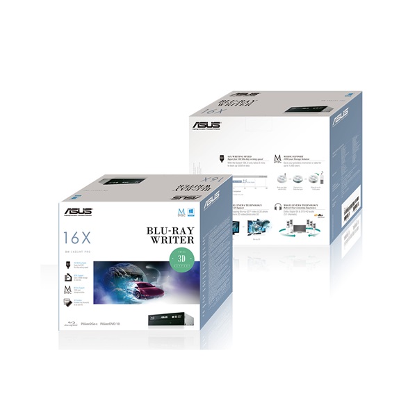 ASUS BW-16D1HT/BLK/G/AS dobozos fekete BluRay író