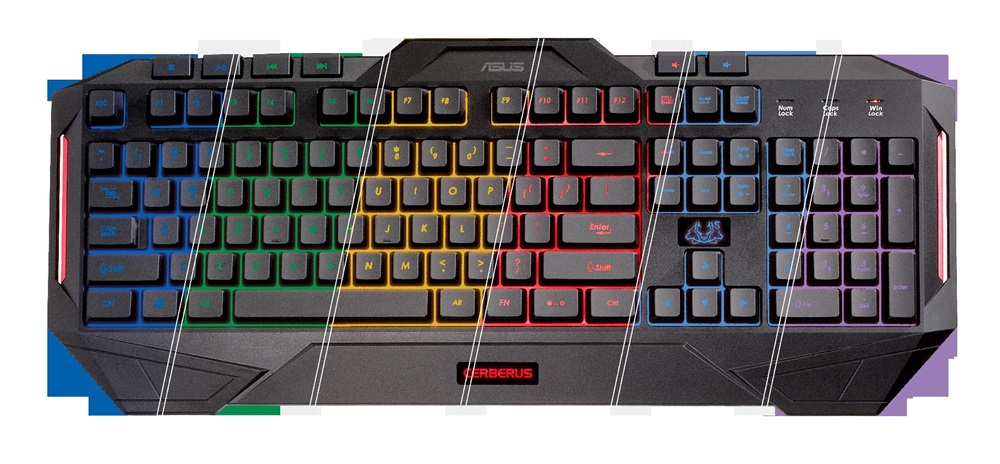ASUS Cerberus HUN világító gamer billentyűzet