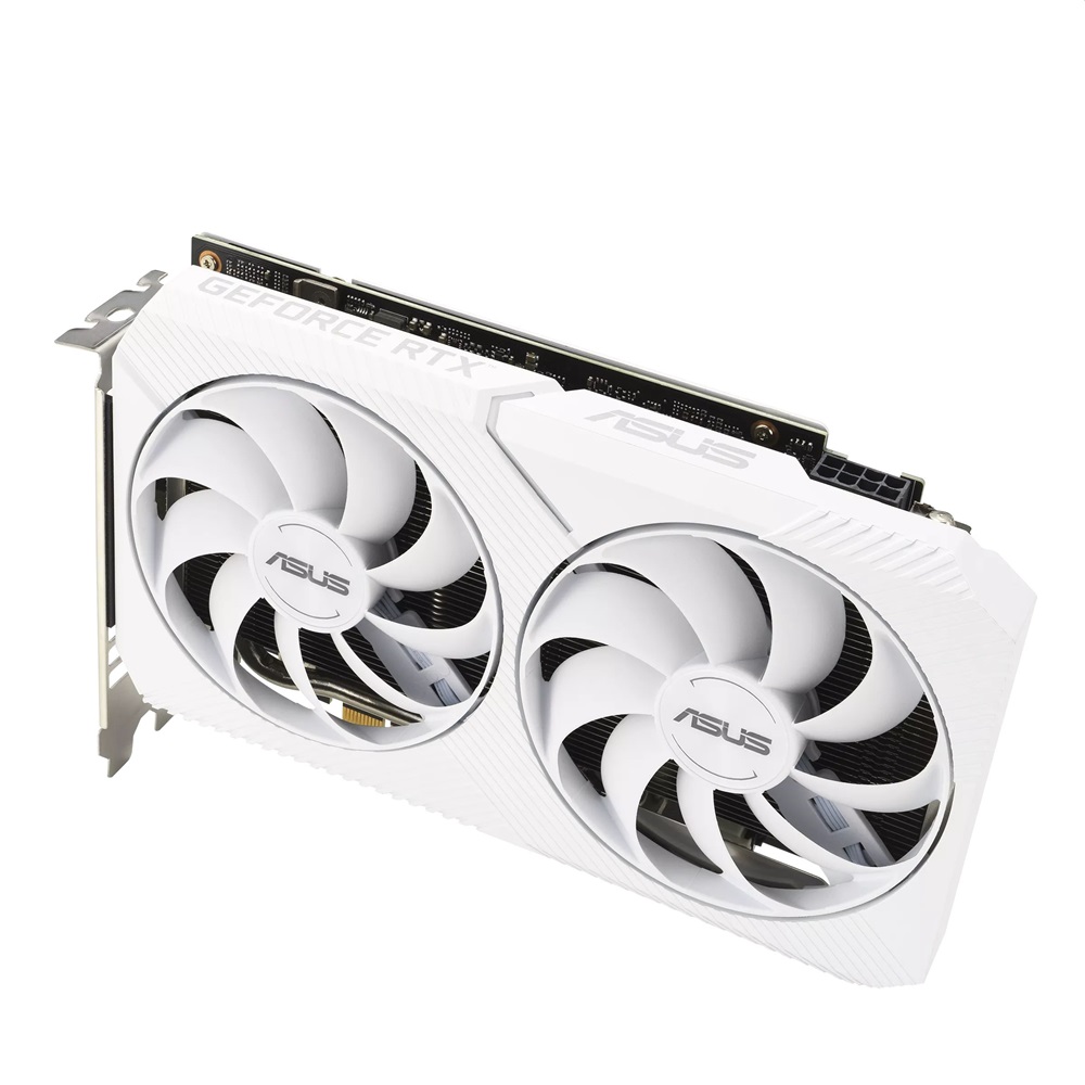 ASUS DUAL-RTX3060-O8G-WHITE nVidia 8GB GDDR6 128bit PCIe videókártya