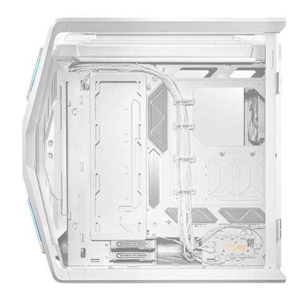 ASUS GR701 ROG HYPERION fehér (táp nélküli) ablakos ATX ház