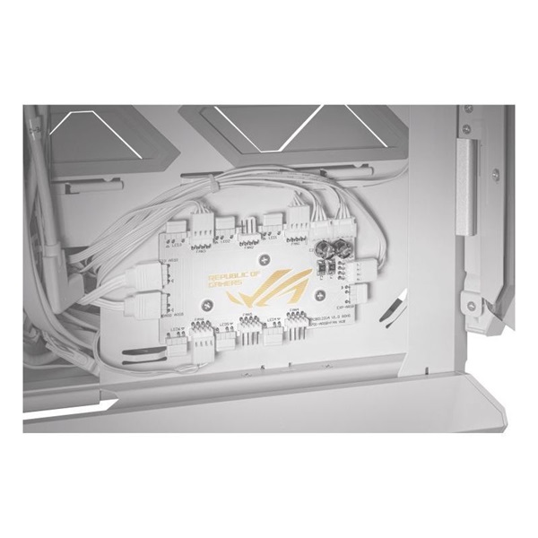 ASUS GR701 ROG HYPERION fehér (táp nélküli) ablakos ATX ház