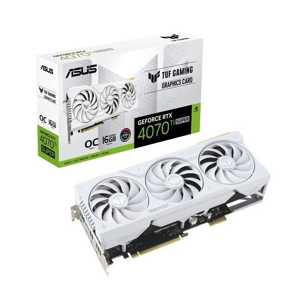 ASUS GeForce RTX 4070 Ti SUPER TUF Gaming nVidia 16GB GDDR6X 256bit PCIe videókártya (tápcsatlakozó nélküli)
