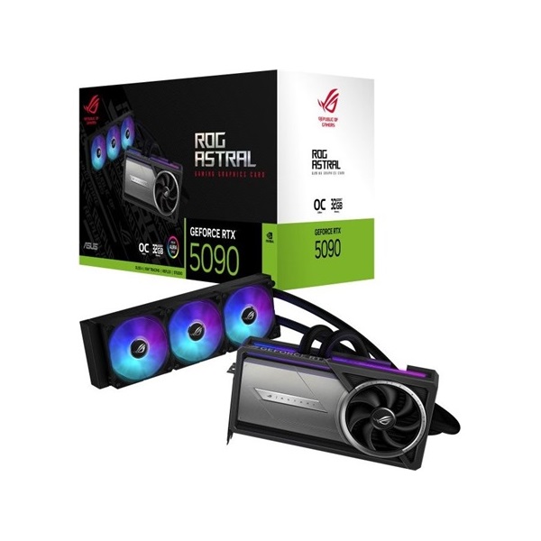 ASUS GeForce RTX 5090 ROG Astral LC Gaming OC nVidia 32GB DDR7 512bit PCIe videókártya