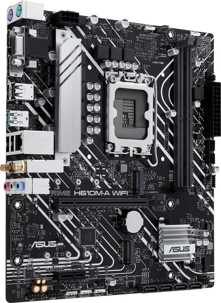 ASUS PRIME H610M-A Wi-Fi Intel H610 LGA1700 mATX alaplap