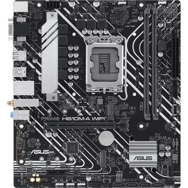 ASUS PRIME H610M-A Wi-Fi Intel H610 LGA1700 mATX alaplap