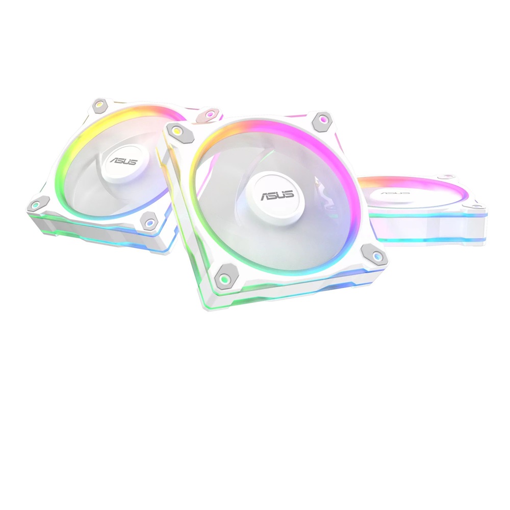 ASUS PRIME MR120 FAN ARGB REVERSE fehér 3IN1 ventilátor