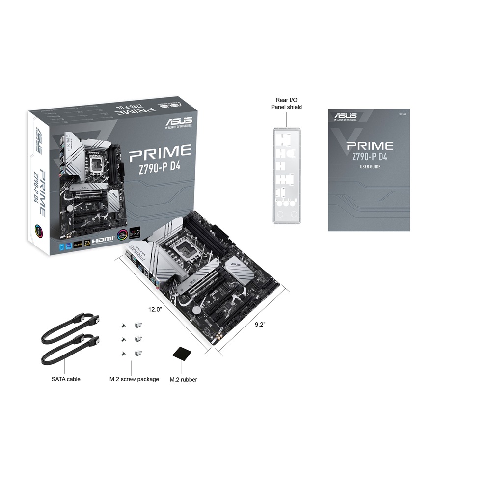ASUS PRIME Z790-P D4 Intel Z790 LGA1700 ATX alaplap