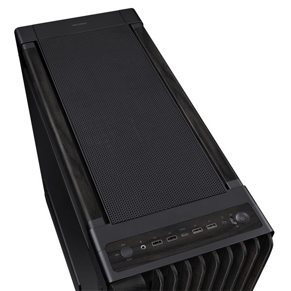 ASUS ProArt PA602 Wood TG fekete (táp nélküli) ablakos EATX ház