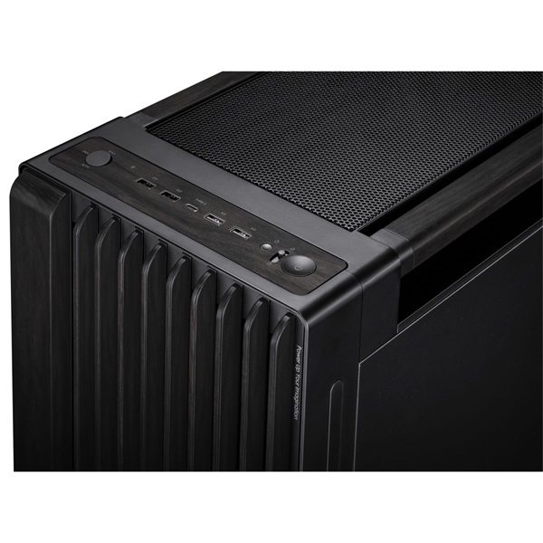 ASUS ProArt PA602 Wood TG fekete (táp nélküli) ablakos EATX ház