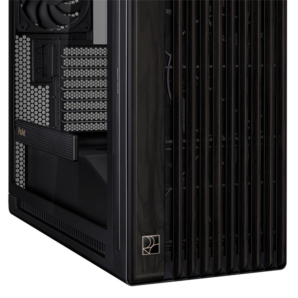ASUS ProArt PA602 Wood TG fekete (táp nélküli) ablakos EATX ház