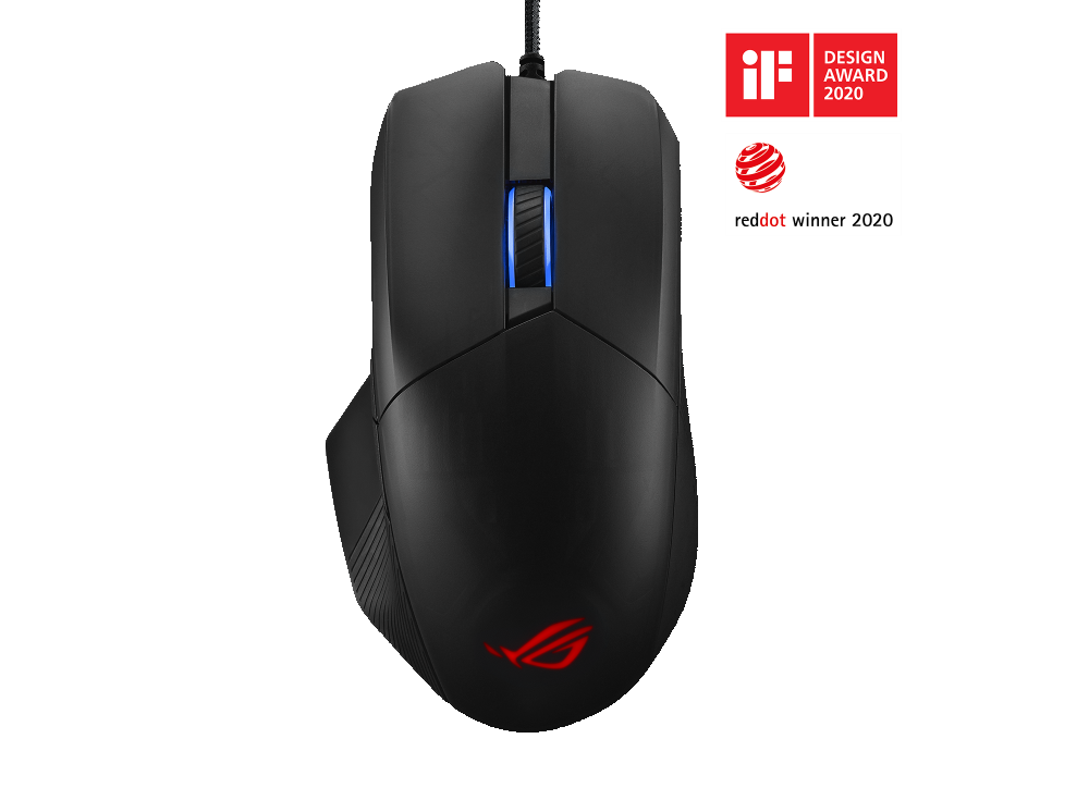 ASUS ROG Chakram Core fekete gamer egér