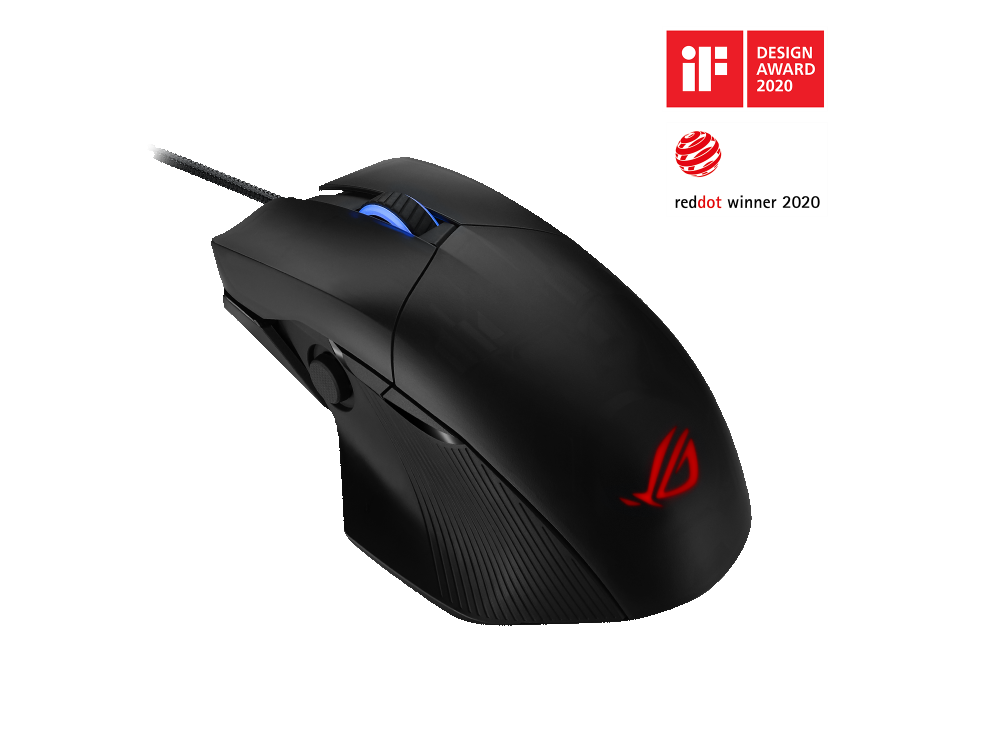 ASUS ROG Chakram Core fekete gamer egér
