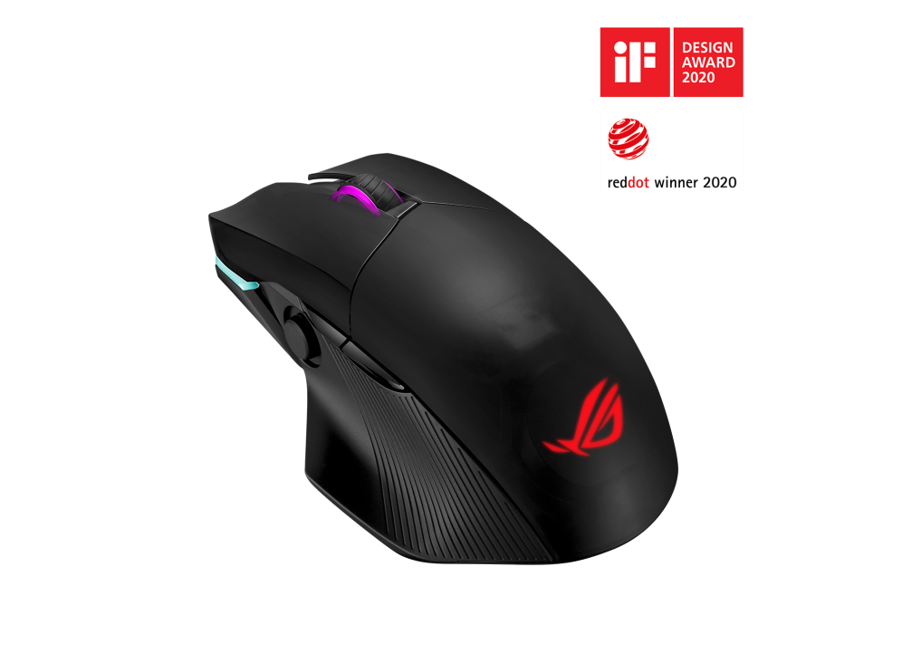 ASUS ROG Chakram vezeték nélküli fekete gamer egér