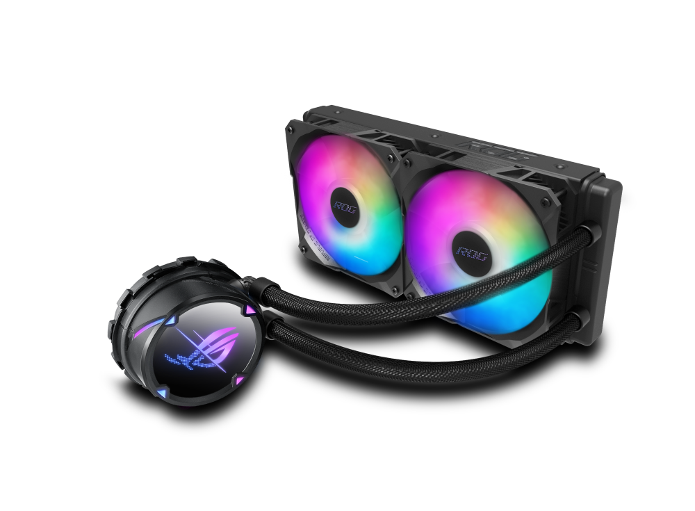ASUS ROG STRIX LC II 240 ARGB 120mm fekete vízhűtéses processzorhűtő