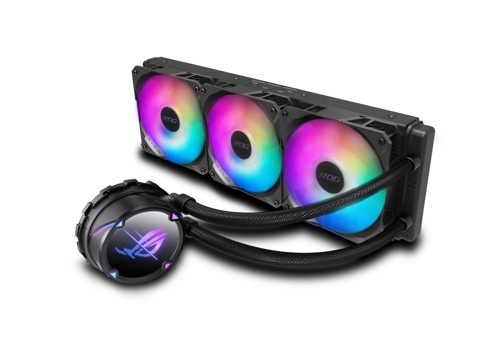 ASUS ROG STRIX LC II 360 ARGB fekete vízhűtéses processzorhűtő