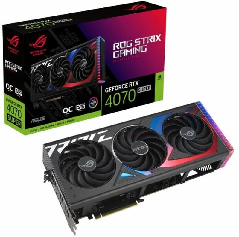 ASUS ROG-STRIX-RTX4070S-O12G-GAMING nVidia 12GB GDDR6X 192bit PCIe videókártya