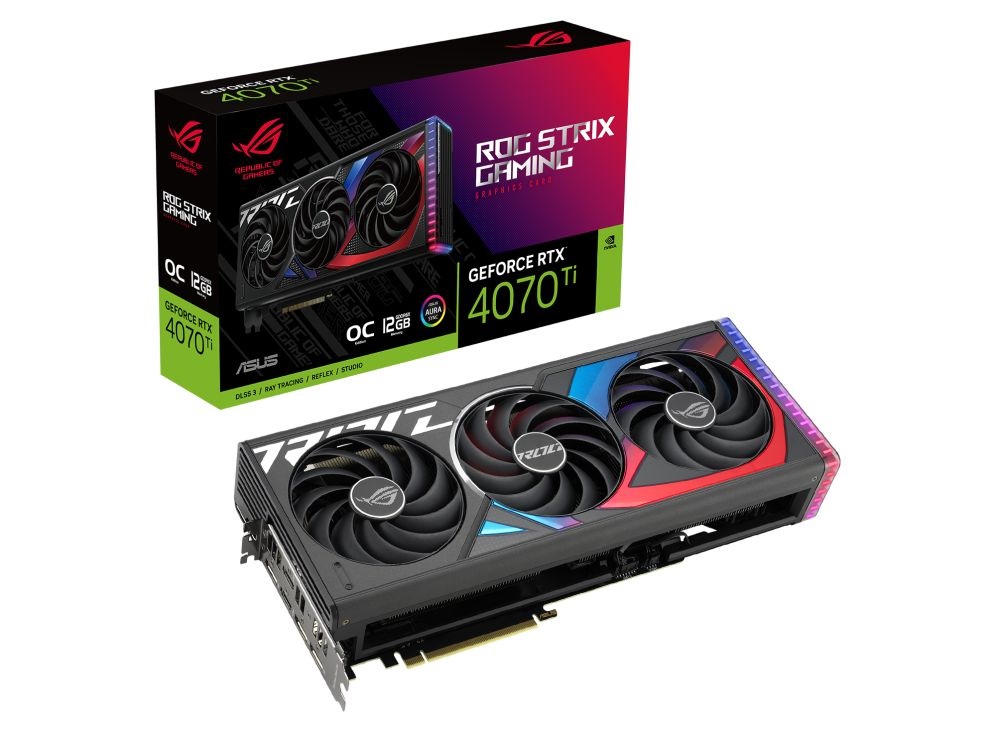 ASUS ROG-STRIX-RTX4070TI-O12G-GAMING nVidia 12GB GDDR6X 192bit PCIe videókártya