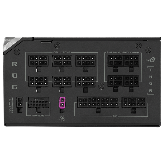 ASUS ROG THOR 1000W 80+ Platinum ventillátorral moduláris tápegység