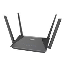 ASUS RT-AX52 (AX1800) 574+1201Mbps fekete vezeték nélküli router (Újszerű)