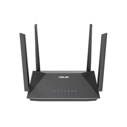 ASUS RT-AX52 (AX1800) 574+1201Mbps fekete vezeték nélküli router (Újszerű)