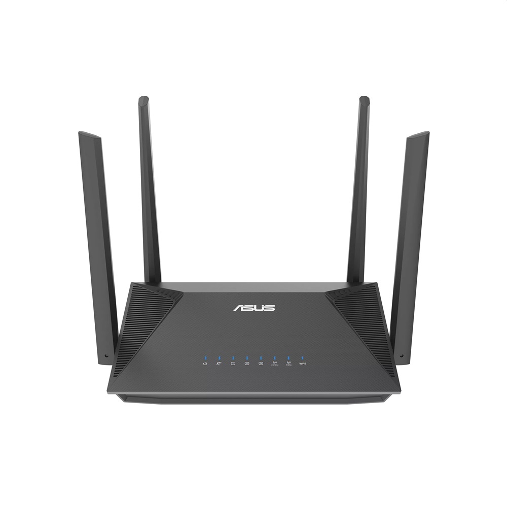 ASUS RT-AX52 (AX1800) 574+1201Mbps fekete vezeték nélküli router (Újszerű)