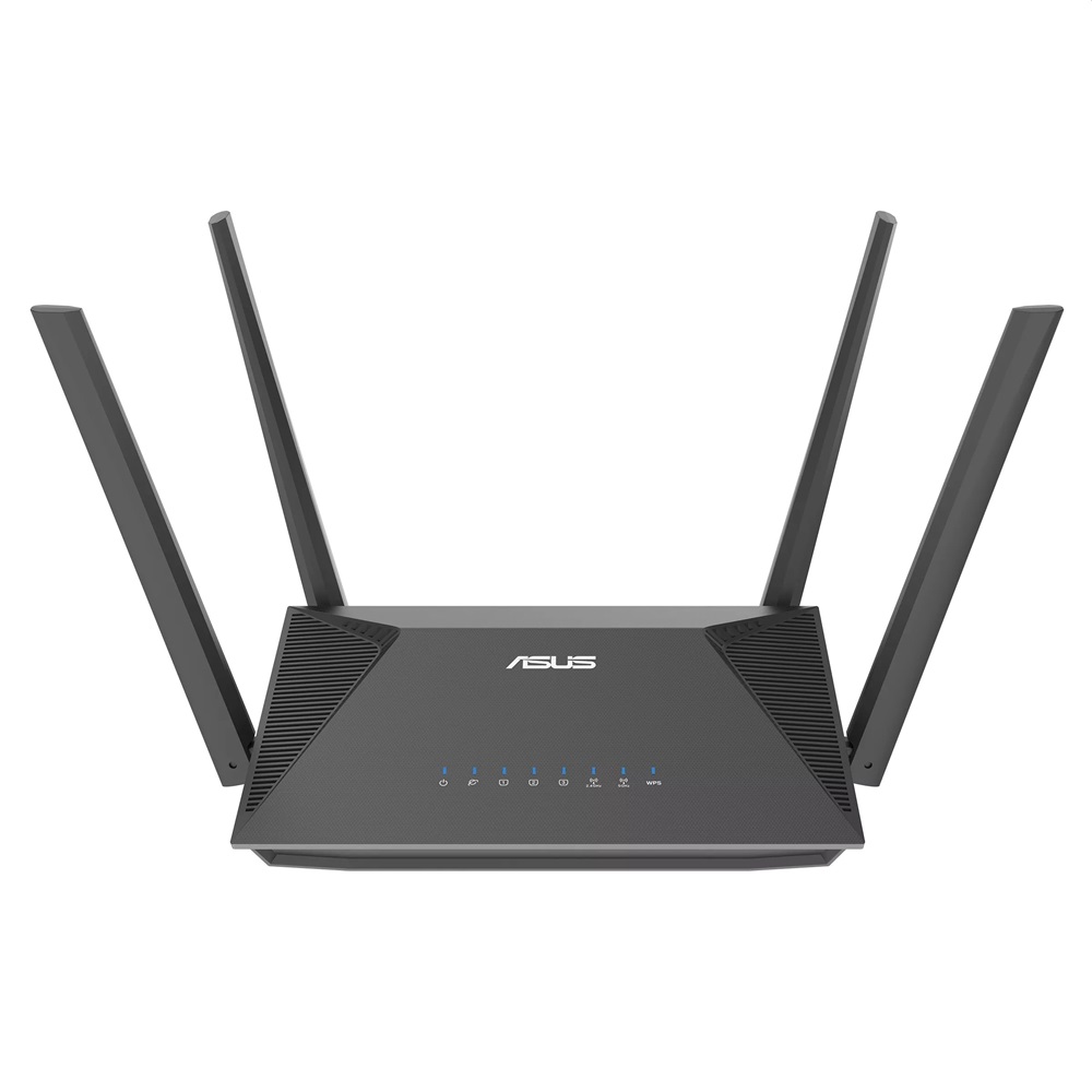 ASUS RT-AX52 (AX1800) 574+1201Mbps fekete vezeték nélküli router (Újszerű)