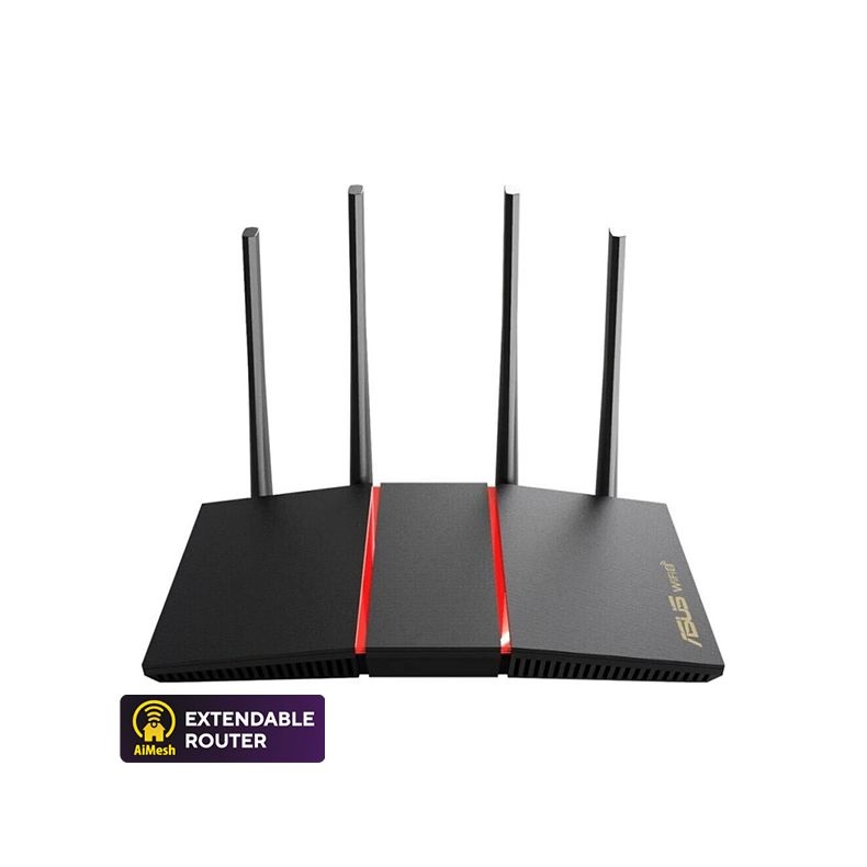 ASUS RT-AX55/EU/UK Vezeték nélküli 1800Mbps Router