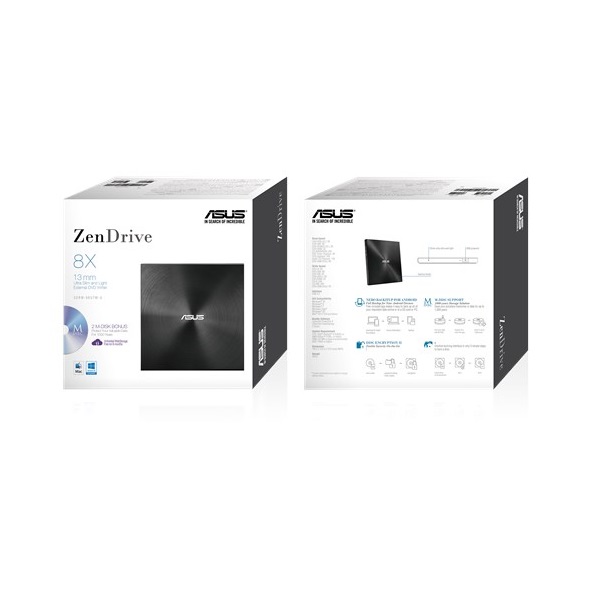 ASUS SDRW-08U7M-U/BLK/G/AS USB fekete DVD író