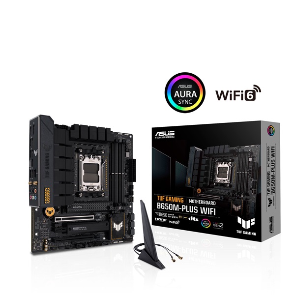 ASUS TUF GAMING B650M-PLUS WIFI AMD B650 AM5 mATX alaplap