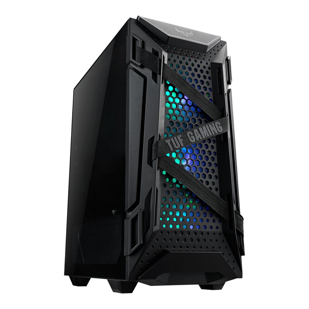 ASUS TUF GAMING GT301 Fekete (Táp nélküli) ablakos ATX ház