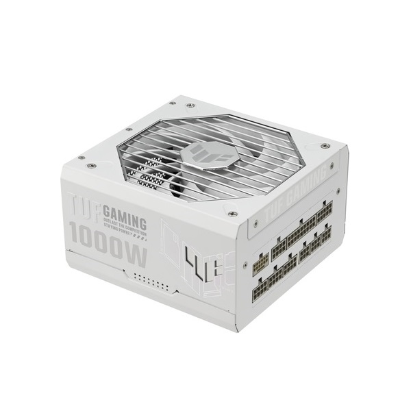 ASUS TUF Gaming 1000W 80+ Gold ventillátorral fehér moduláris tápegység