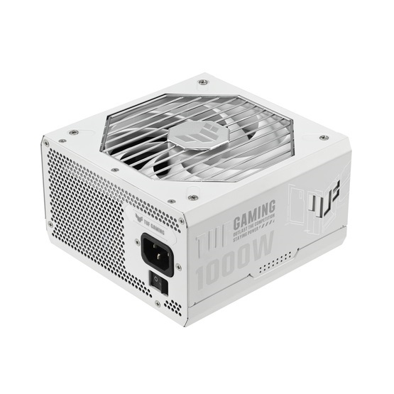 ASUS TUF Gaming 1000W 80+ Gold ventillátorral fehér moduláris tápegység