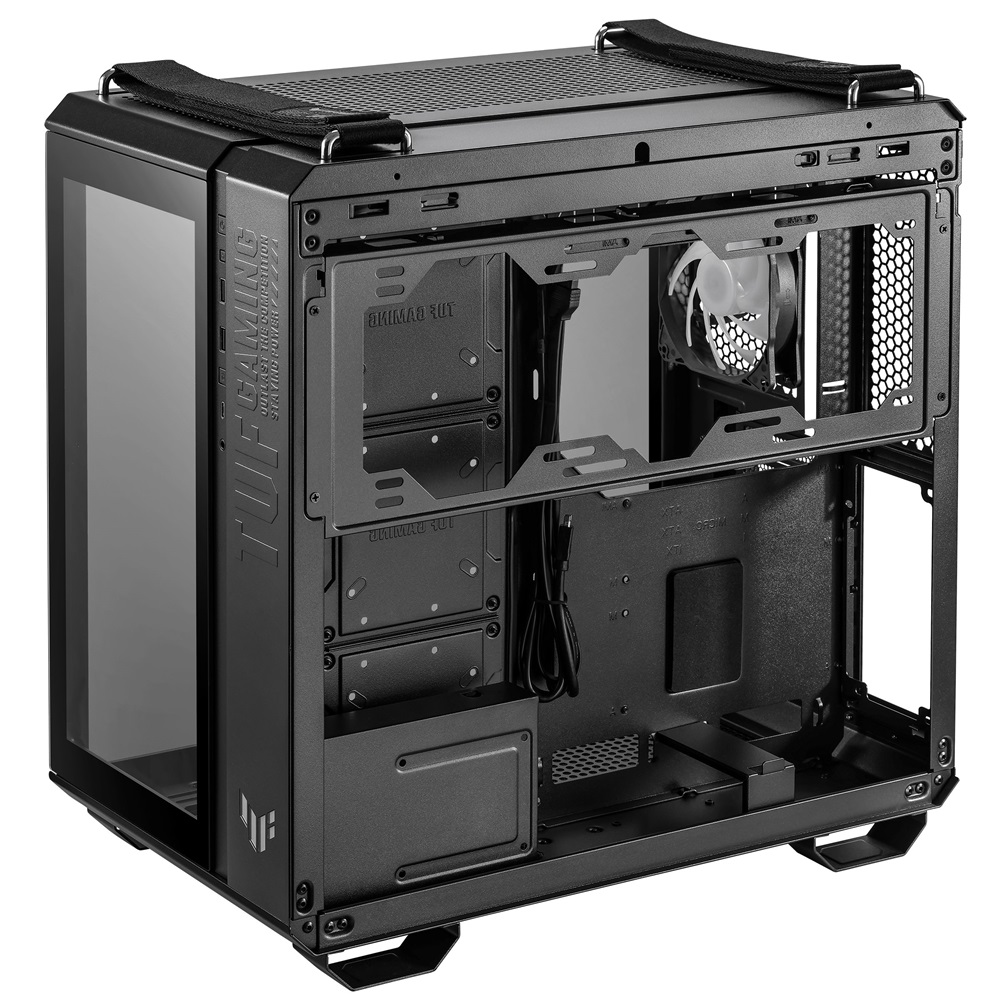 ASUS TUF Gaming GT502 PLUS fekete (táp nélküli) ablakos ATX ház (Újszerű)