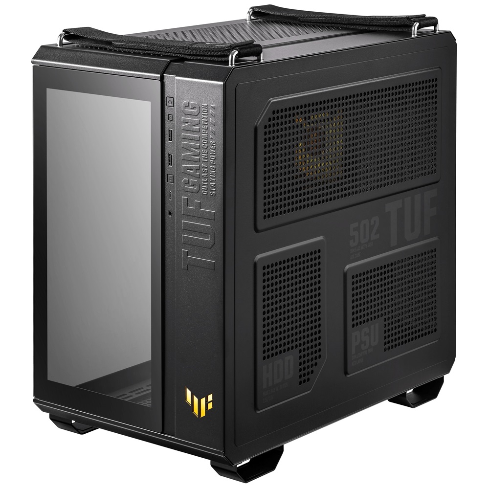 ASUS TUF Gaming GT502 PLUS fekete (táp nélküli) ablakos ATX ház (Újszerű)