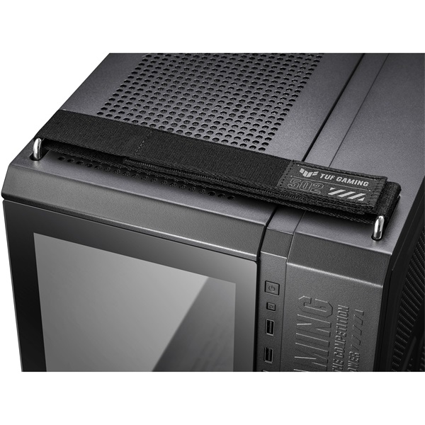 ASUS TUF Gaming GT502 PLUS fekete (táp nélküli) ablakos ATX ház (Újszerű)