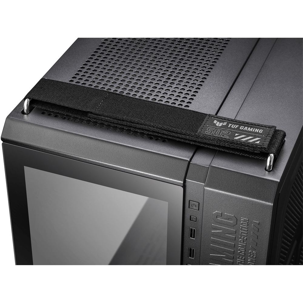 ASUS TUF Gaming GT502 PLUS fekete (táp nélküli) ablakos ATX ház (Újszerű)