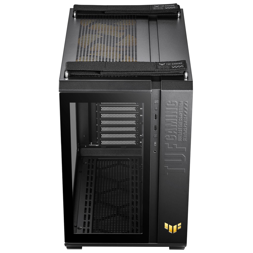ASUS TUF Gaming GT502 PLUS fekete (táp nélküli) ablakos ATX ház (Újszerű)