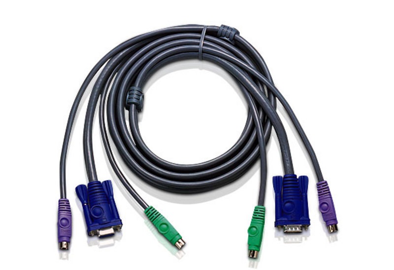 ATEN 2L-1001P/C KVM Kábel PS/2 VGA 2m