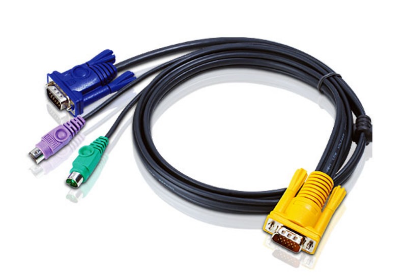 ATEN 2L-5202P KVM Kábel PS/2 VGA 1,8m