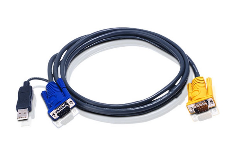 ATEN 2L-5206UP KVM Kábel USB VGA 6m