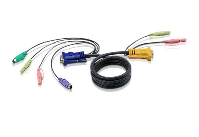 ATEN 2L-5302P KVM Kábel PS/2 VGA 1,8m
