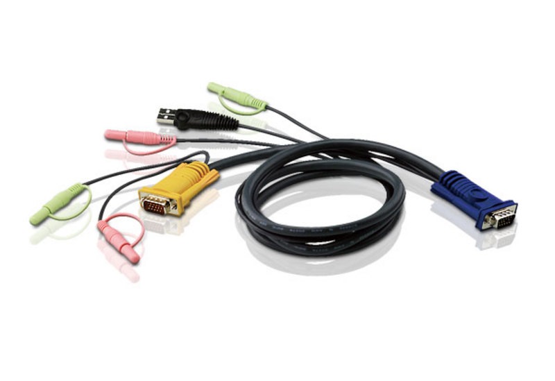 ATEN 2L-5305U KVM Kábel USB VGA 5m