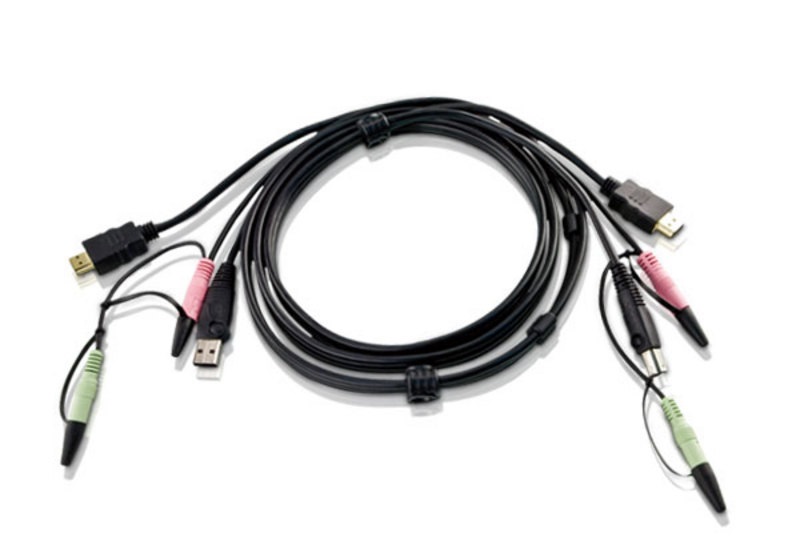 ATEN 2L-7D02UH KVM Kábel USB HDMI 1,8m