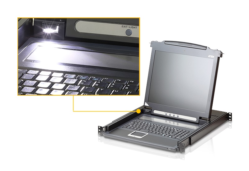 ATEN CL1000N-ATA-AG LCD 19" SPHD KVM Konzol