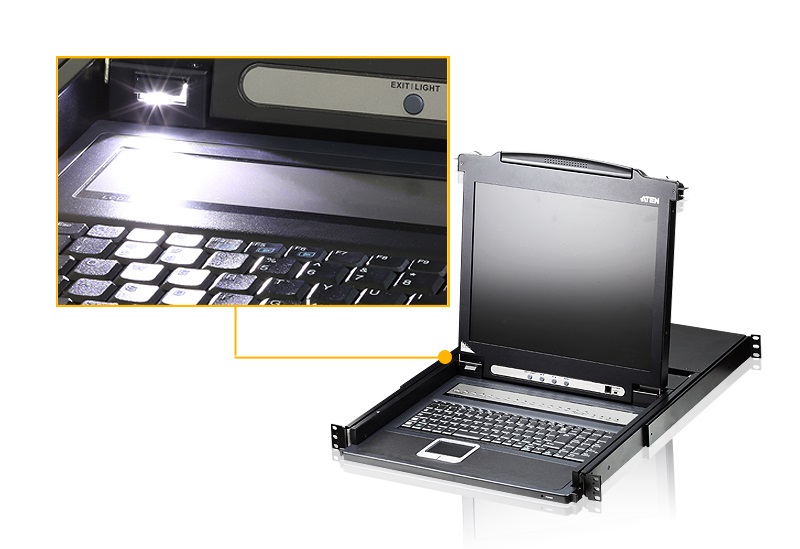 ATEN CL3000N-ATA-AG LCD 19" SPHD KVM Konzol